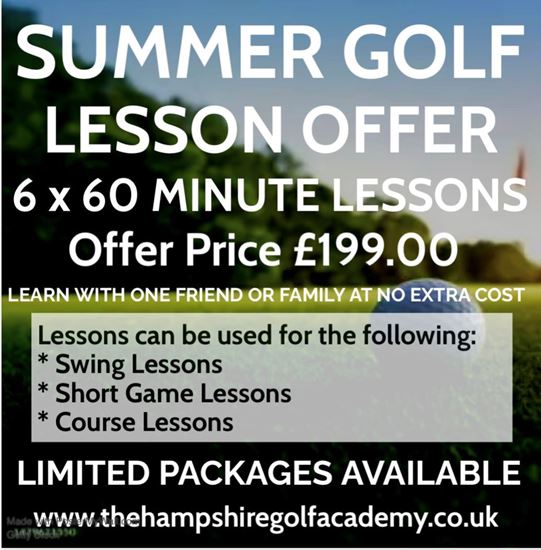 Picture of SUMMER  LESSON OFFER 6 x 60 MINUTE LESSONS