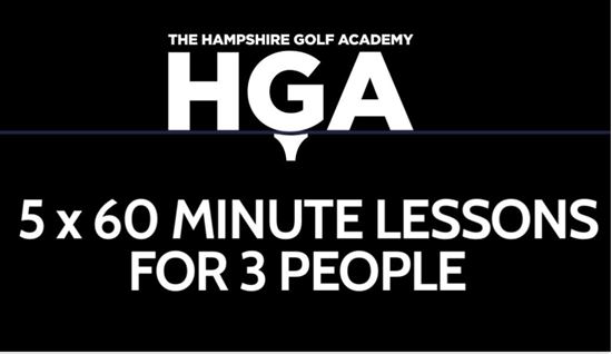 Picture of 5 HOURS OF GOLF COACHING FOR 3 PEOPLE